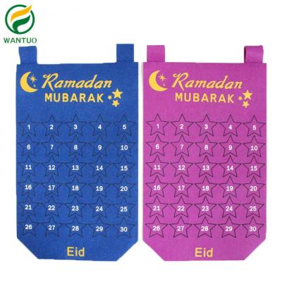 China 2020 Wholesale Eco-friendly Hot New Products For Ramadan Decorations Festival Ramadan Decorative Hanging Calendar for sale