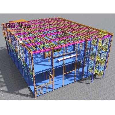 China Mediterranean Prefabricated multi-storey steel structure building with low cost and short construction period for sale