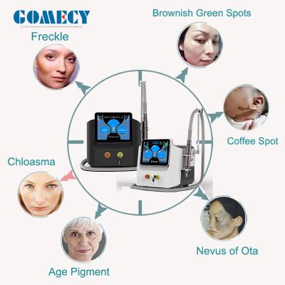 China 2000W Q Switched Nd Yag Laser Tattoo Removal Machine 50kg met LCD touchscreen Te koop