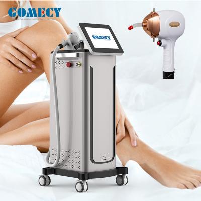 China 1-200J/CM2 Diode Laser Hair Machine 4 golflengtes pijnvrije haarverwijderingsmachine voor Spa Te koop