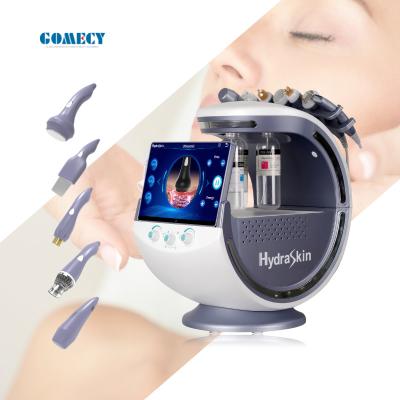 Chine Professionnel 7 en 1 Hydra Dermabrasion Machine Bleu Noir Gris 10,1 pouces Écran tactile 10 niveaux RF or à vendre