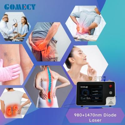 China Neueste 980nm 1470nm 6 in 1 Physiotherapie und Chirurgie Lasermaschine verwenden zu verkaufen