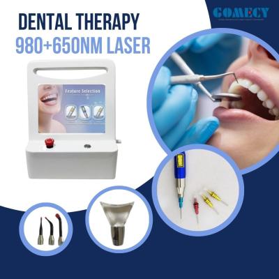 Chine Laser à diode dentaire de 650 nm à 980 nm en dentisterie pour la parodontologie Endodontie chirurgie des tissus mous à vendre