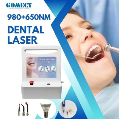 China Dental Soft Tissue Laser 980nm Teeth Physiotherapy Pain Removing Teeth Whitening Laser Dental Clinic Therapy for sale