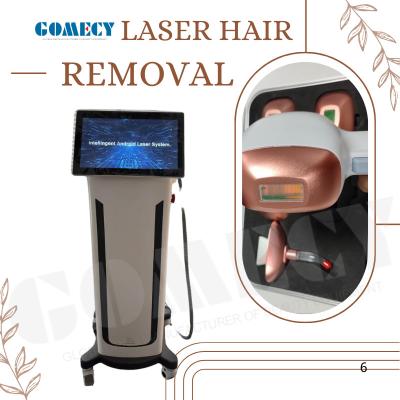 China GOMECY Novo sistema Android 4 comprimentos de onda Diodo Laser Permanente dispositivo de depilação à venda