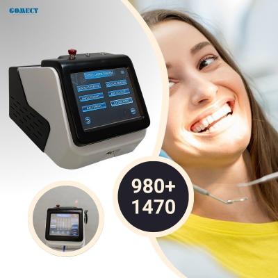 Cina Gomcy 980nm 1470nm Diode Laser Dental Equipment per sbiancamento dei denti Anti-infiammazione Controllo del dolore e guarigione orale in vendita