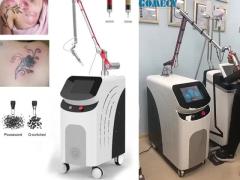 Picosecond Laser 532nm 755nm 1064nm Vertical Q Switch Picosecond Laser Machine for Acne Removal