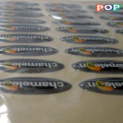 China Waterproof car window sticker logo dome 2017 popular custom sticker waterproof use for sale