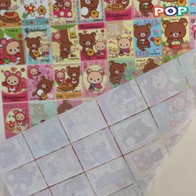 China Waterproof Children's Favorite Cute Cartoon Bear Stickers for sale