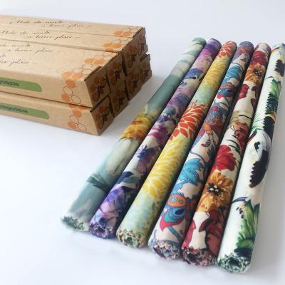 China Green Life Reusable Food Wrap/Vegan Eco Friendly Viable/Waterproof Products, Soy Wax Food Wraps, Beeswax Food Rolls Wraps for sale