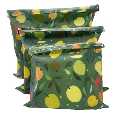 China Reusable Eco Friendly Washable Reusable Beeswax Envelope Bag Pocket Bread Sandwich Bag Fruit Food Vegetable Vegetable Storage Fresh-Storage Bags for sale