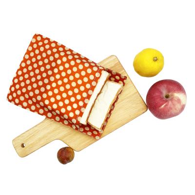 China Water Resistant Chinese Supplier Kraft Paper Beeswax Certificated Organic Cotton Private Label Sandwich Bag for sale