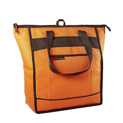 China Reusable Eco-friendly Washable Natural Washable Cooler Bag Color Seafood Thermal Insulation Lunch Take Out Bag for sale