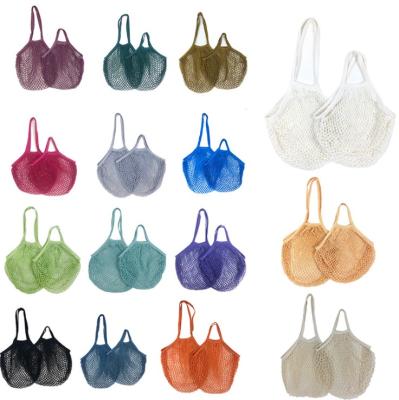 China 100% eco-friendly; Reusable; Retro Washable Fashion Exquisite Shopping Bag For Rolling Up Fruit Foldable Mesh Shopping Bag Storage Eco-Friendly Reusable Customer Grocery for sale