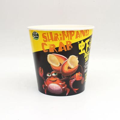 China Fried Chicken Paper Bucket For Disposable Eco-friendly Oil-proof Restaurant Disposable for sale