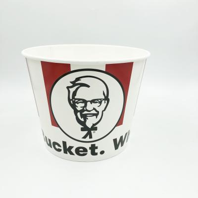 China 150oz Disposable KFC Paper Eco Friendly Disposable Bucket for sale