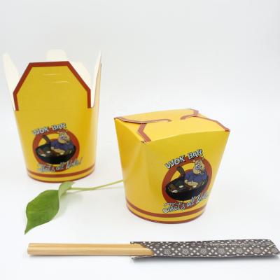 China Disposable Disposable Noodles Packaging Paper Box for sale