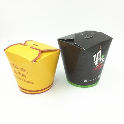 China 26oz Disposable Disposable Take Out Box Round Paper Box Take Out Meal Paper Box for sale