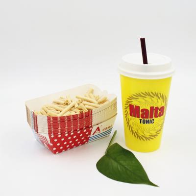 China Double 16oz Disposable Pe Paper Cup Disposable Cold Drink Cup for sale