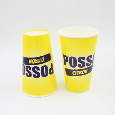 China Disposable Manufacturer Supply Custom Disposable Drink Cold Paper Cups for sale