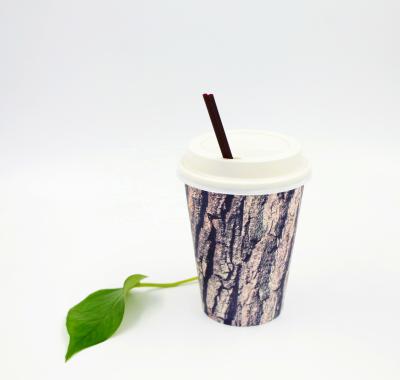 China 12oz disposable drinking paper cup for cinema supply for sale