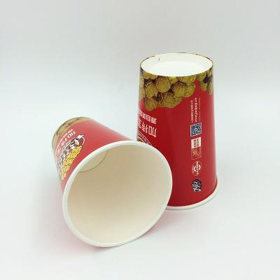 China Disposable Disposable Paper Type Cup Container For Snack Packing for sale