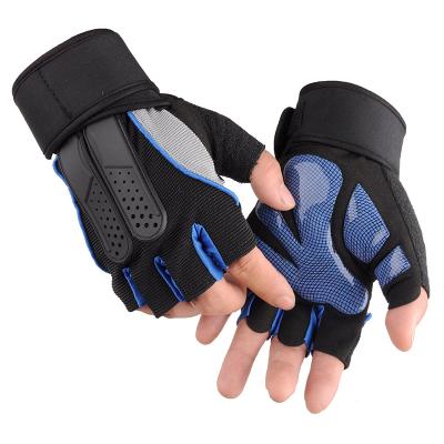 China Outdoor Sports Anti Slip Gloves Cycling Gloves Men Women Anti Slip Rider Half Finger Glove for sale