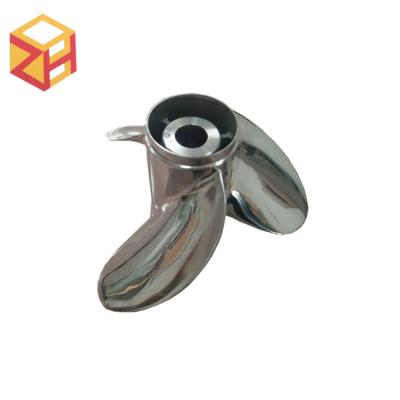 China Stainelss Steel Hot Sale OEM ODM Motor Boat Thruster Precision Casting Marine Outboard Propeller for sale