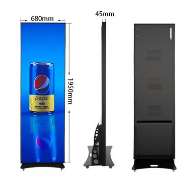 China Shopping Mall Digital Illuminated Display Indoor Indoor Advertising Led Poster Screens for sale