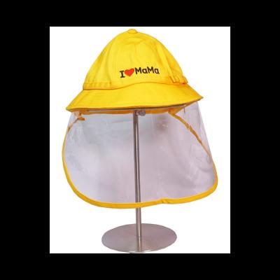 China New Character Large Inventory Cotton OEM Bow Pattern Bucket Hat With Protective Shield - I Love Mom Fishing Yellow Sport Caps For for sale