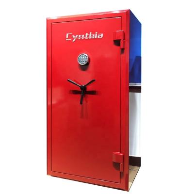 China Large factory home supply bank office hotel guns and electric weapons fireproof gun safe for sale