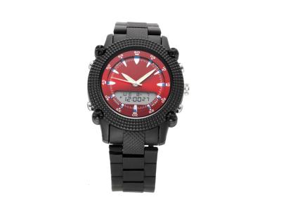 China Fashion Luminous Dark Analog Digital Watches 24 / 12 hr Mode , Male Wrist Watch for sale