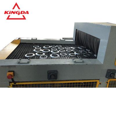 China Factory Wire Mesh Belt Shot Blasting Machine for Aluminum Plate Aluminum Wheel Hub and Auto Parts for sale