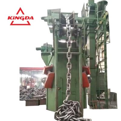 China Burnishing Anchor Chain Shot Blasting Machine for sale