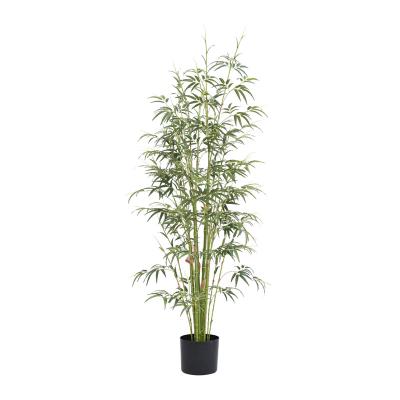 China Synthetic Artificial Bamboo Tree Plants Outdoor Bamboo Decoration For Hotel Mall Decor for sale