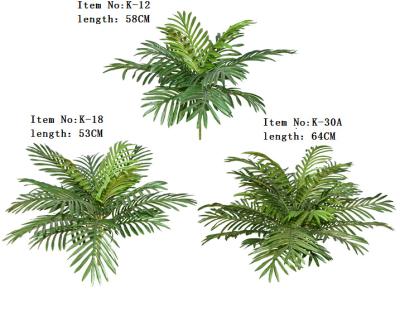 China Europe Tropical Leaves Stems Faux Plastic Palm Leaves Grow Leaves Artificial Monstera Leaf Floral Greenery Wedding for sale