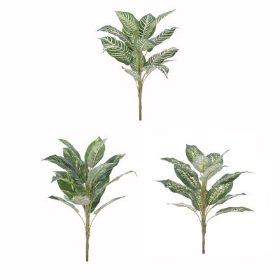 China Europe Artificial Plant Leaves Plant Wall Decoration Indoor Outdoor Decoration Home Hotel Garden Decorative Plants for sale