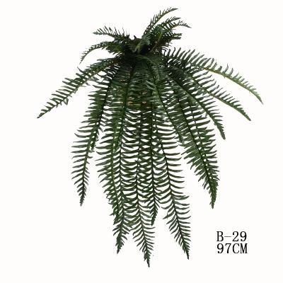 China Europe Fern Hanging Greenery Plant Artificial For Wall Plant Indoor Outdoor Hanging Fern For Wall Decor Home Plants Handmade for sale