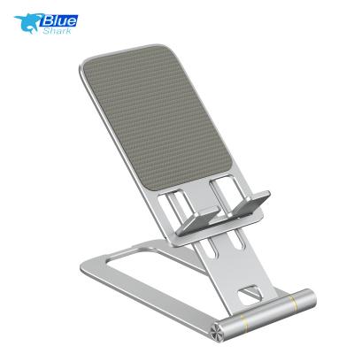 China Adjustable Durable Using Foldable Phone Stand Desktop Mobile Phone Bracket Alloy Table Mobile Phone Support Stand for sale