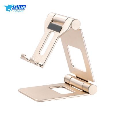 China Mobile Phone Stand Holder Mount Desktop Aluminum Foldable Adjustable Folding Dock For IPAD Phone Phone Holder for sale