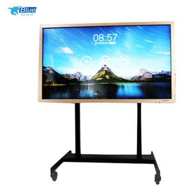 China Black Cold Sheets Wholesale High Strength TV SPCC Cart For LCD LED Plasma Stand w/Wheels Flat Panel Mobile Fits 32