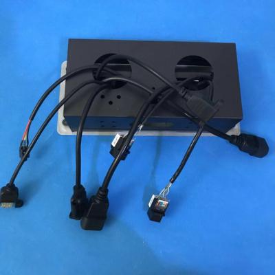 China Concealed Easy Installation Pop Up Outlet Table Top Socket For Conference Room Use For Office for sale