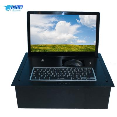 China LCD Monitor Elevator Mechanism Table Top Hidden Screen Flip Up Audio and Media Lifting System Computer LCD Monitor Elevator monitor for sale