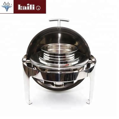 China Newest Design Stainless Steel Chafing Dish With Foldable Mini Chafing Dish With Foldable Hot Selling Rack for sale