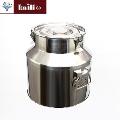 China High quality variety of capacity stainless steel food container stainless steel milk bucket storage and transport for sale