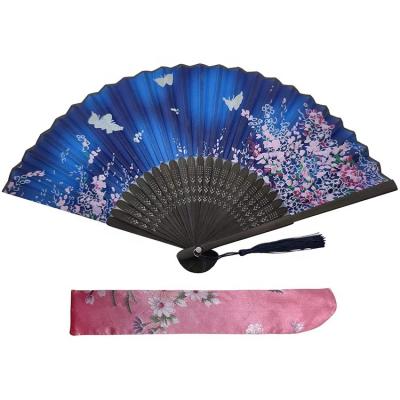 China China Fans Birthday Gifts Folding Handheld Dance Cosplay Wedding Party Props Decoration Bamboo Hand Fans for sale