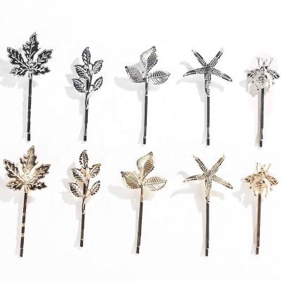 China Wholesale custom hair clip intelligent insect hair clip metal alloy sheet metal alloy hair clip fashion high quality casual hair clip for sale