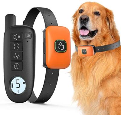 China High Quality 880 Yards Shock LCD Display Up To 3 Dogs Large For (1/2/3) Dog Training Collars With Remote Anti Bark Shock Collar for sale