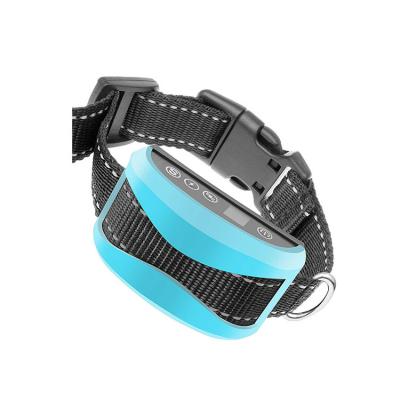 China 7 Sensitivities Dog Bark Collar Sound Signal/Viable Enhanced Rechargeable Vibration/Safe Shock or Reflective No/Anti Bark Collar for Small Med for sale