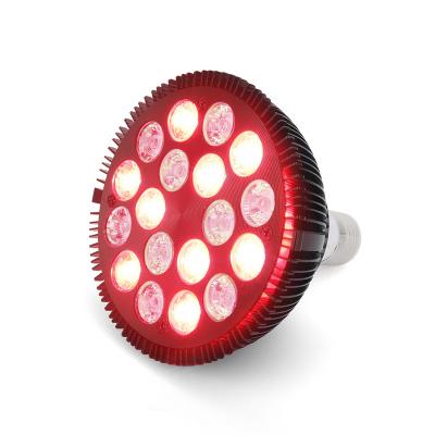 China 18 LED Panel 660nm 850nm Aluminum Red Infrared Light Therapy Lamp 54W LED Light Therapy Device for Skin and Pain Relief RED LED Grow Bulbs for sale